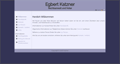 Desktop Screenshot of katzner.de